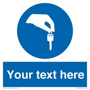 Custom Mandatory Keys Sign